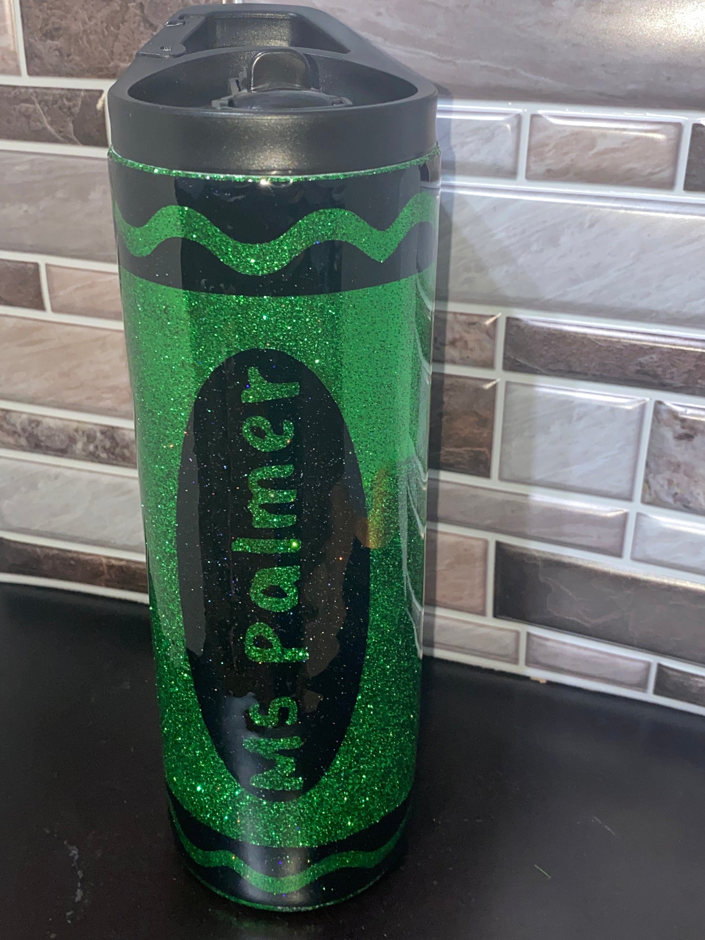 Crayon Glitter Tumbler