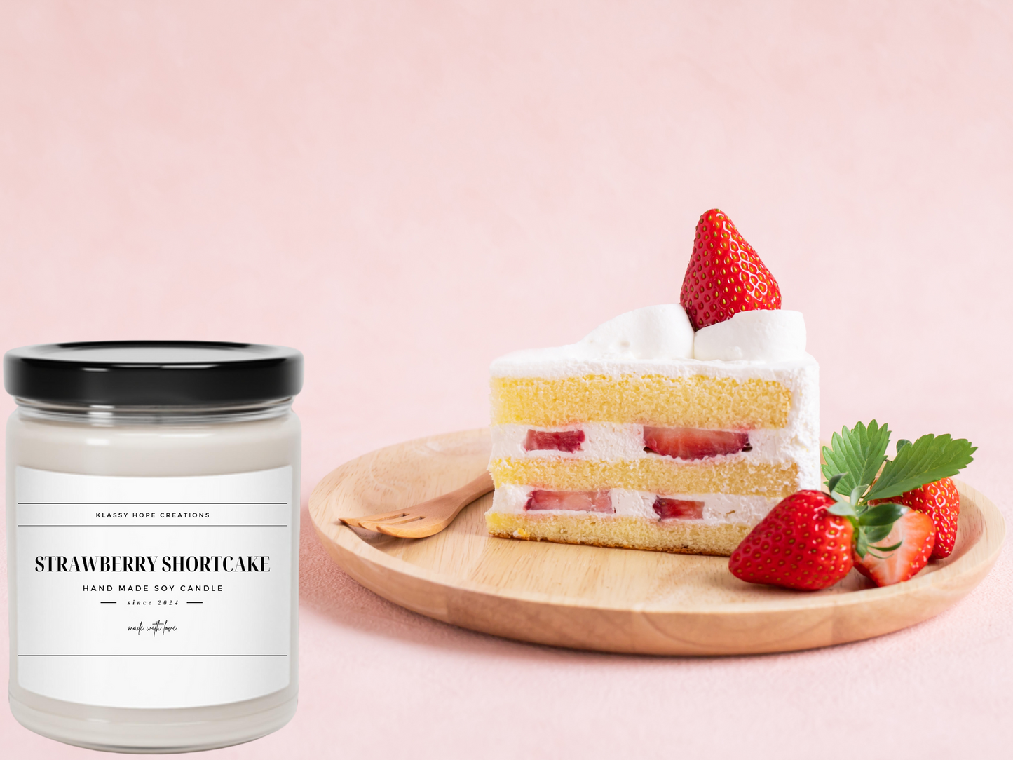 Strawberry Shortcake Candle