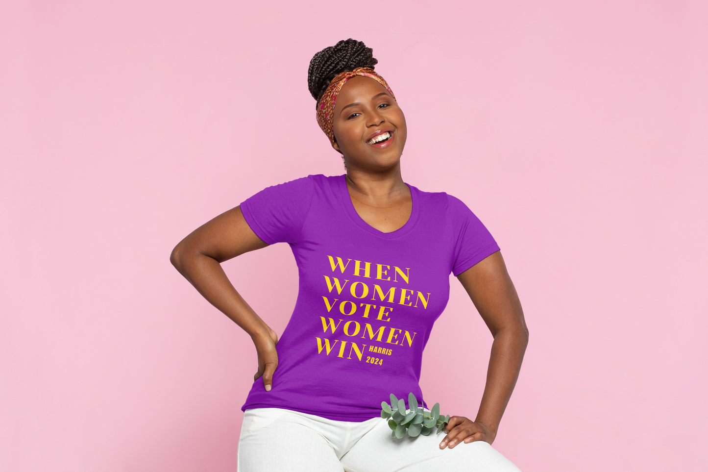 When Women Vote Women Win: Harris 2024 Shirt