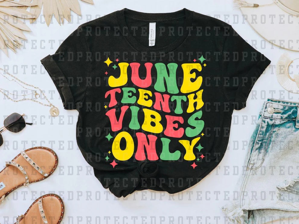 Juneteenth Vibes Only Shirt