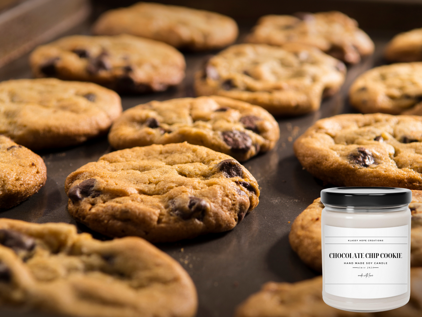 Chocolate Chip Cookie Candle