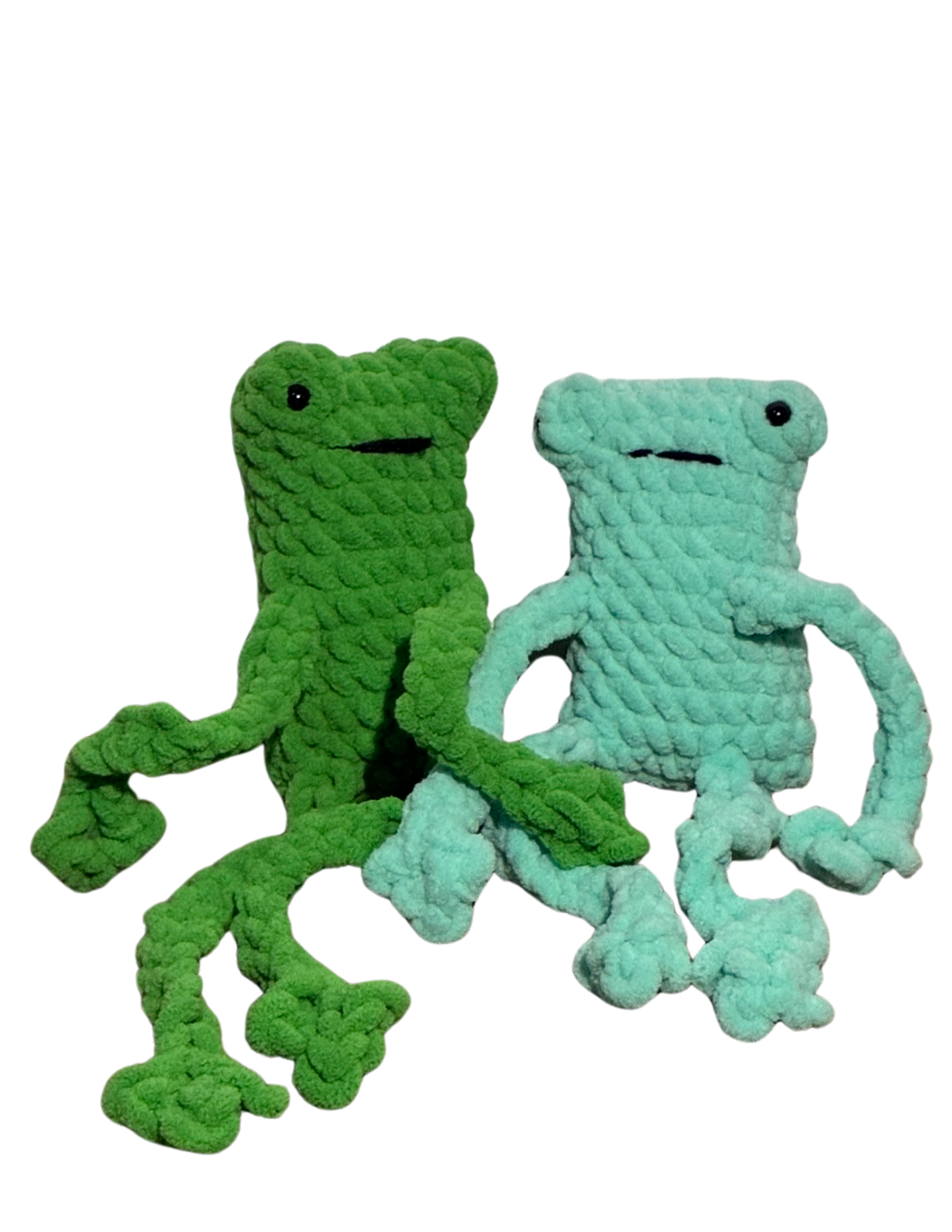 Long-Legged Crochet Frog 🐸